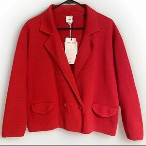 NWT CABI Coronation Cardigan Women’s Medium Style 4479 Cardinal Red